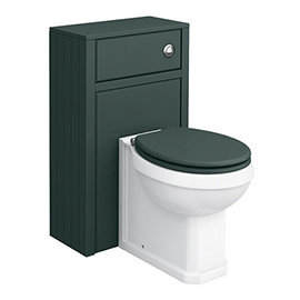 Chatsworth Traditional 500mm Green Toilet Unit + Pan Medium Image