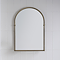 Chatsworth Traditional 673 x 490mm Arched Mirror - Antique Brass