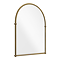 Chatsworth Traditional 673 x 490mm Arched Mirror - Antique Brass