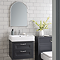 Chatsworth Traditional 673 x 490mm Arched Bathroom Mirror - Chrome