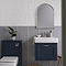 Chatsworth Traditional 673 x 490mm Arched Mirror - Chrome