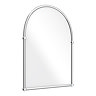 Chatsworth Traditional 673 x 490mm Arched Mirror - Chrome  Feature Large Image