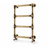 Chatsworth Traditional Heated Towel Rail - Antique Brass, 748 x 498mm