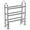 Chatsworth Traditional 778 x 683mm Chrome Freestanding Towel Rail  Profile Large Image