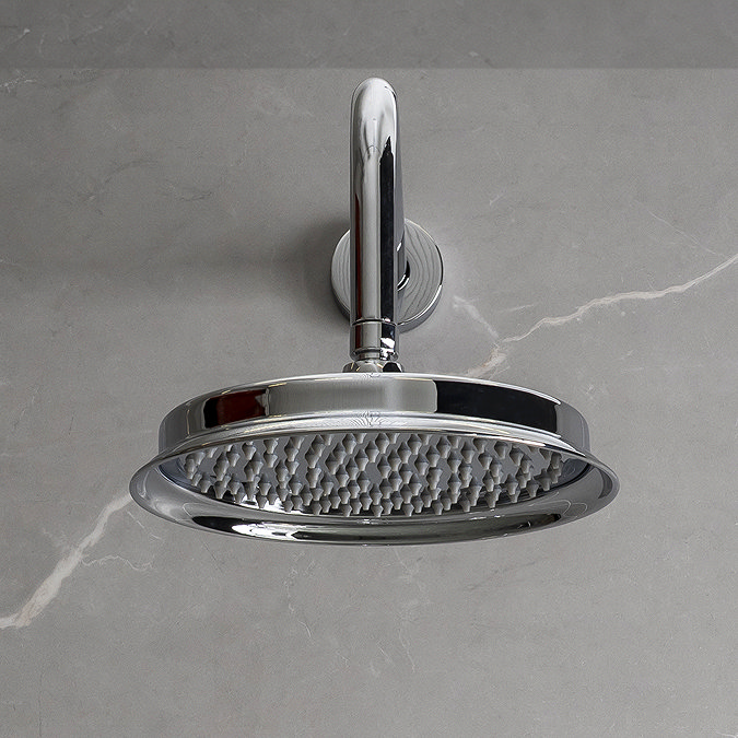 Chatsworth Traditional 8" AirTec Shower Head & Wall Mounted Arm
