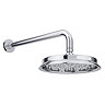 Chatsworth Traditional 8" AirTec Shower Head & Wall Mounted Arm