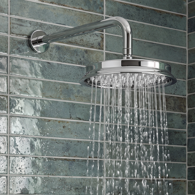 Chatsworth Traditional 8" AirTec Shower Head & Wall Mounted Arm