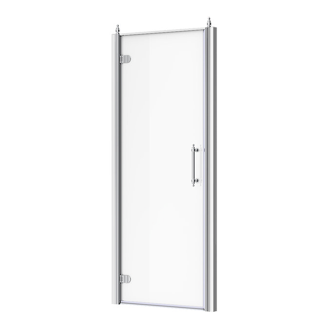 Chatsworth Traditional 800 x 1850 Hinged Shower Door  Profile Large Image