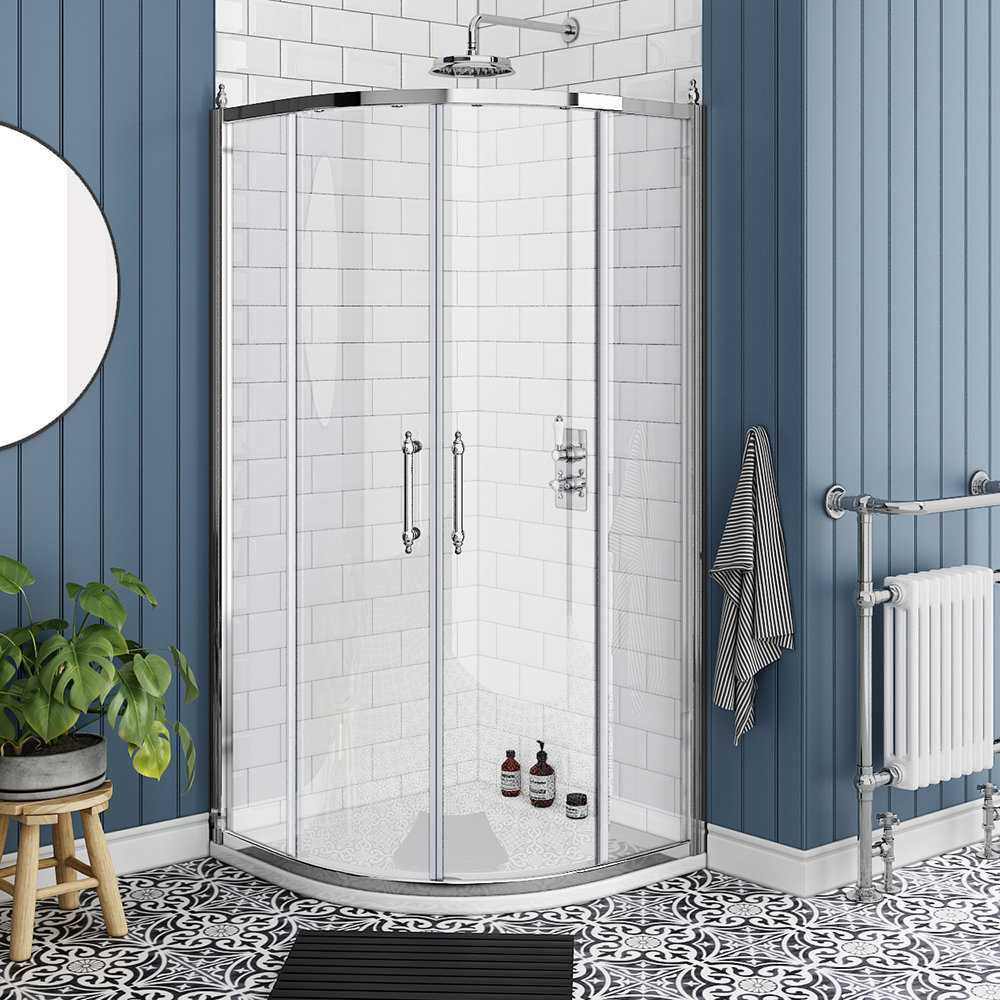 Chatsworth Traditional 800 x 800mm Quadrant Shower Enclosure ...