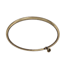 Chatsworth Traditional 800mm Diameter Antique Brass Circular Shower Curtain Rail