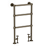 Chatsworth Traditional 949 x 498mm Antique Brass Towel Rail
