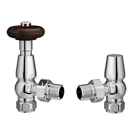 Chatsworth Traditional Chrome Thermostatic Radiator Valve - Energy Saving