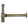 Chatsworth Traditional Antique Brass Basin Waste & Bottle Trap Set