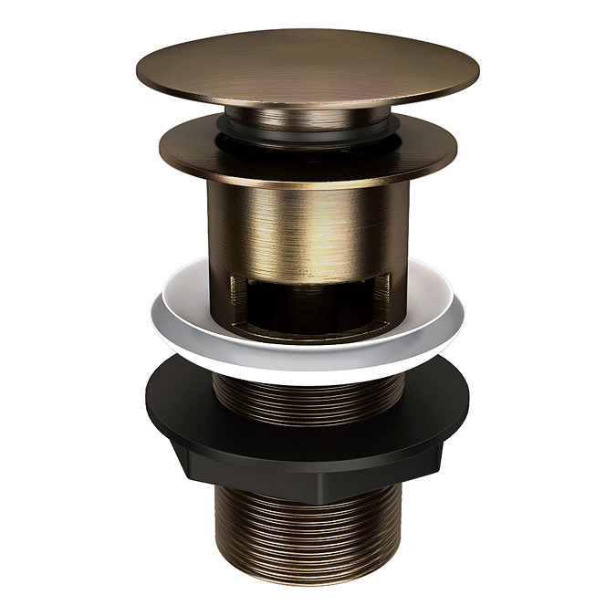 Chatsworth Traditional Antique Brass Basin Waste & Bottle Trap Set