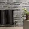 Chatsworth Traditional Antique Brass & Black Thermostatic Radiator Valve - Energy Saving