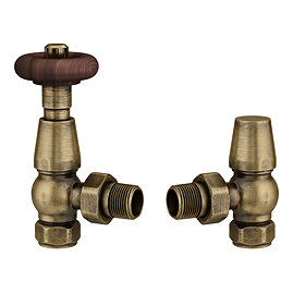 Chatsworth Traditional Antique Brass Thermostatic Radiator Valve - Energy Saving