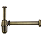 Chatsworth Traditional Antique Brass Unslotted Basin Waste & Bottle Trap Set