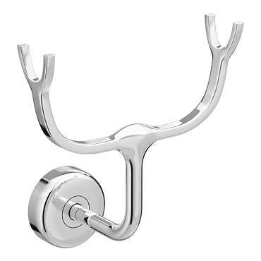 Chatsworth Traditional Antler Handset Holder Chrome