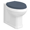 Chatsworth Traditional Blue Back To Wall Pan + Soft Close Seat Large Image