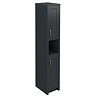 Chatsworth Traditional Graphite Tall Cabinet Large Image