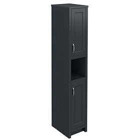 Chatsworth Traditional Graphite Tall Cabinet Large Image
