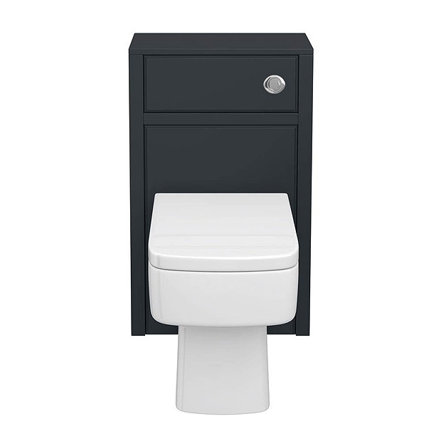 Chatsworth Traditional Graphite Toilet Unit - 500mm Wide  In Bathroom Large Image
