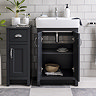 Chatsworth Traditional Graphite Vanity - 560mm Wide