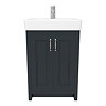 Chatsworth Traditional Graphite Vanity - 560mm Wide  additional Large Image