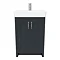 Chatsworth Traditional Graphite Vanity - 560mm Wide  additional Large Image