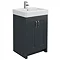 Chatsworth Traditional Graphite Vanity - 560mm Wide Large Image