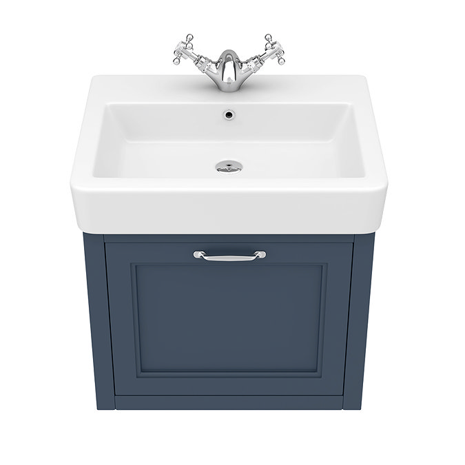 Chatsworth Traditional Blue 560mm Wall Hung Vanity  Standard Large Image