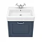 Chatsworth Traditional Blue 560mm Wall Hung Vanity  Standard Large Image