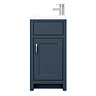 Chatsworth Traditional Cloakroom Vanity Unit Suite - Blue  additional Large Image