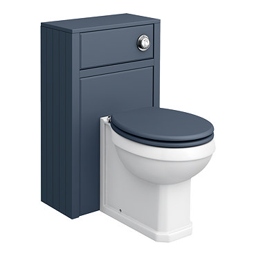 Chatsworth Traditional Blue Complete Toilet Unit  In Bathroom Large Image