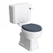 Chatsworth Traditional Blue Countertop Vanity Unit + Close Coupled Toilet Package