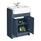 Chatsworth Traditional Blue Semi-Recessed Vanity - 600mm Wide  Feature Large Image
