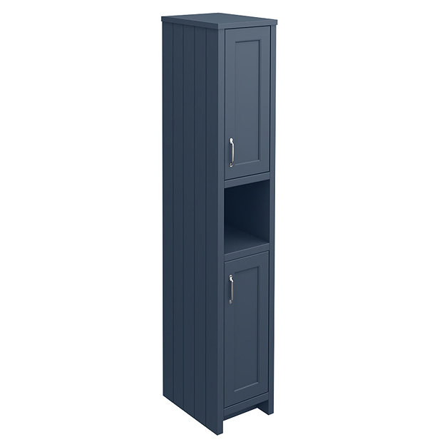 Chatsworth Traditional Blue Tall Cabinet Large Image