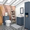Chatsworth Traditional Blue Toilet Unit - 500mm Wide  Feature Large Image