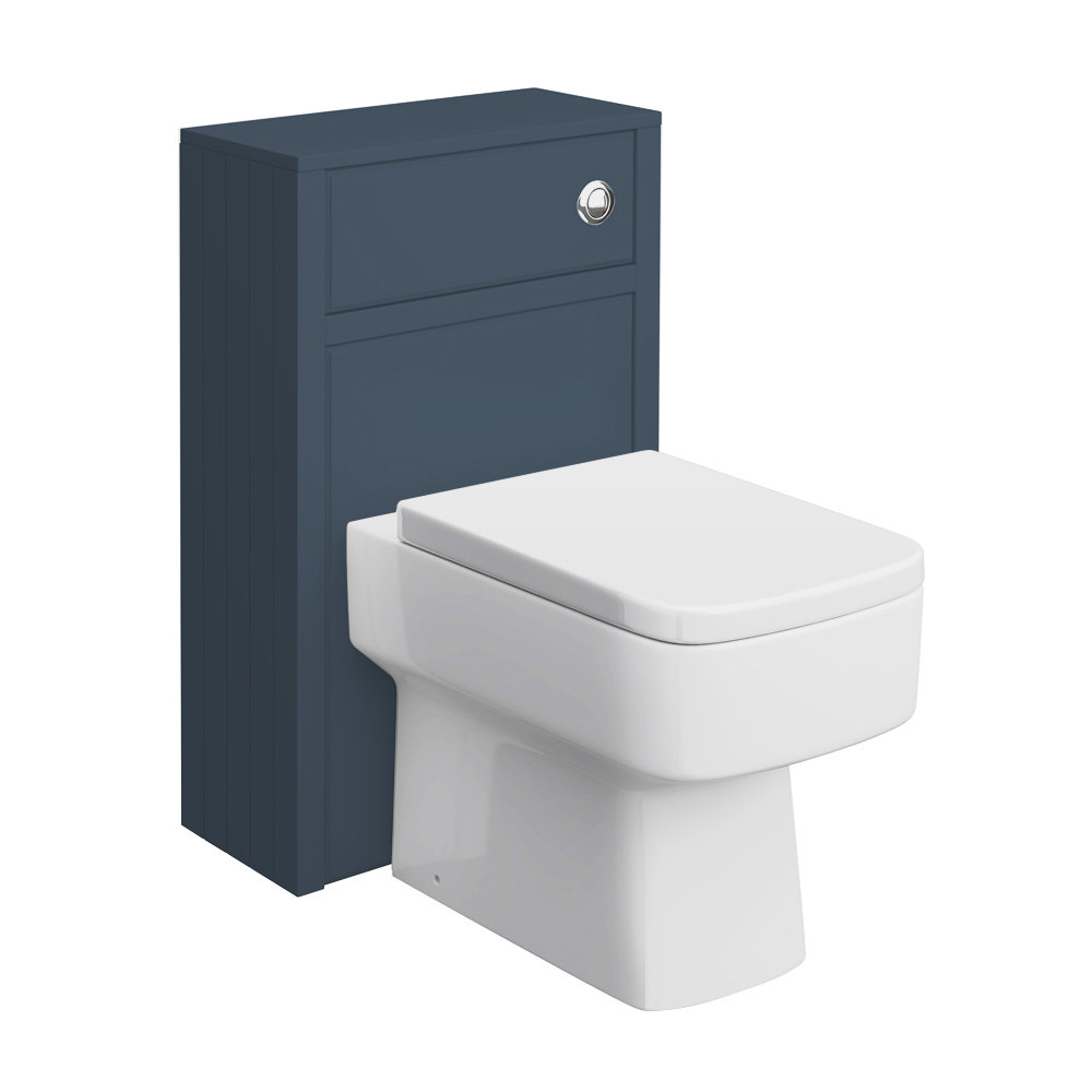 Chatsworth Traditional Blue Toilet Unit 500mm Wide Victorian