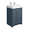 Chatsworth Traditional Blue Vanity (560mm Wide - 2 Tap Hole)