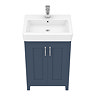Chatsworth Traditional Blue Vanity - 560mm Wide  Standard Large Image