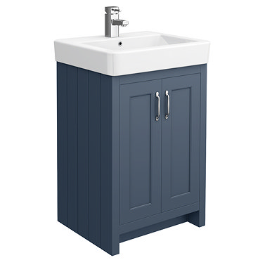 Chatsworth Traditional Blue Vanity - 560mm Wide  Profile Large Image