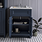 Chatsworth Traditional Blue Vanity 620mm Wide with Brushed Brass Handles