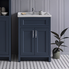 Chatsworth Traditional Blue Vanity 620mm Wide