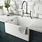 Chatsworth Traditional Bridge Lever Kitchen Sink Mixer - Chrome