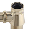Chatsworth Traditional Brushed Brass Basin Waste & Bottle Trap Set