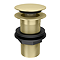 Chatsworth Traditional Brushed Brass Unslotted Basin Waste & Bottle Trap Set