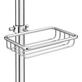 Chatsworth Traditional Clamp-On Soap Basket Large Image