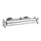 Chatsworth Traditional Crosshead Top Outlet Thermostatic Bar Shower Valve Inc. Rigid Riser Kit  Prof