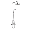 Chatsworth Traditional Crosshead Top Outlet Thermostatic Bar Shower Valve incl. Rigid Riser Kit
